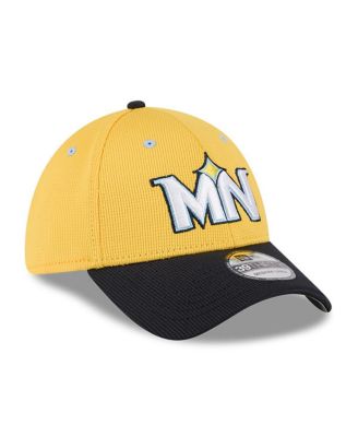 Men's Yellow/Black Minnesota Twins City Connect Batting Practice 39THIRTY Flex Hat