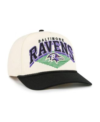 Men's Cream Baltimore Ravens Pomona Rope Hitch Adjustable Hat