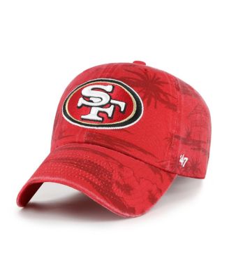 '47 Brand - Men's Scarlet San Francisco 49ers Fiji Clean Up Adjustable Hat