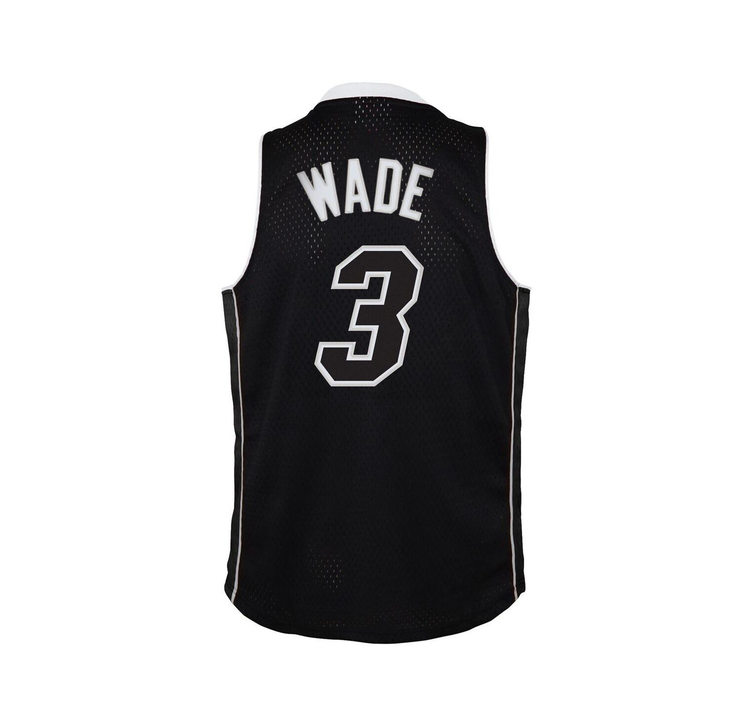 Big Boys and Girls Dwyane Wade Black Miami Heat 2011/12 Hardwood Classics Swingman Alternate Jersey