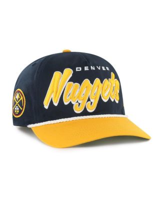 '47 Brand - Men's Navy/Gold Denver Nuggets Dropshadow Rope Hitch Adjustable Hat