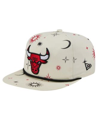 New Era - Men's Cream Chicago Bulls Lunar Golfer Snapback Hat