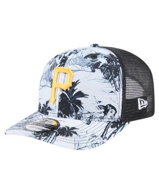 New Era - Men's Black Pittsburgh Pirates Hula Trucker 9SEVENTY Adjustable Hat