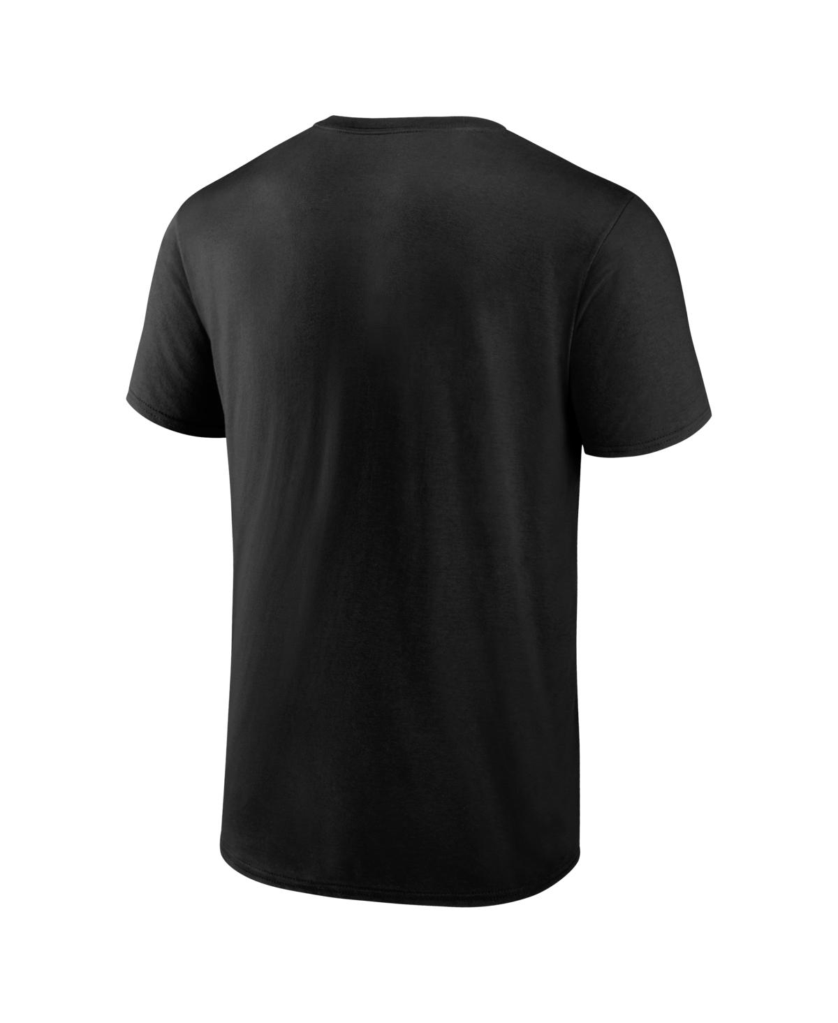 Logo Athletic Men's Black Pittsburgh Steelers Best Dad T-shirt