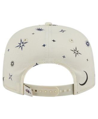 Men's Cream Baltimore Ravens Celestial Golfer Adjustable Hat