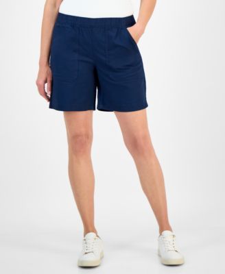 Women's Mid-Rise Pull-On Shorts, Regular & petite, Exclusively at Macy's