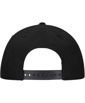 Men's Black Death Row Records A-Frame Tonal Adjustable Hat