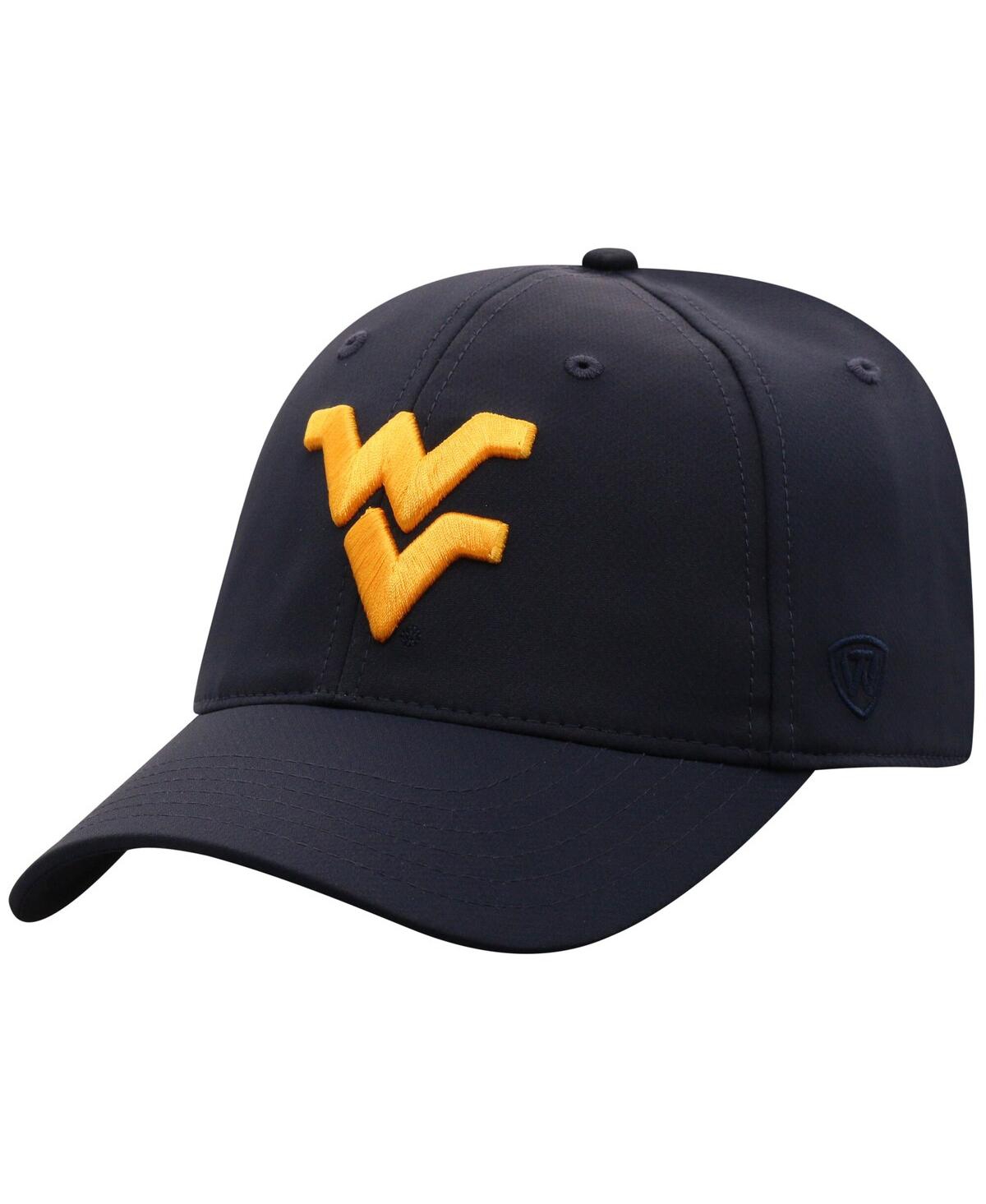Top Of The World Men'sâ Navy West Virginia Mountaineers Victory Trainer Adjustable Hat