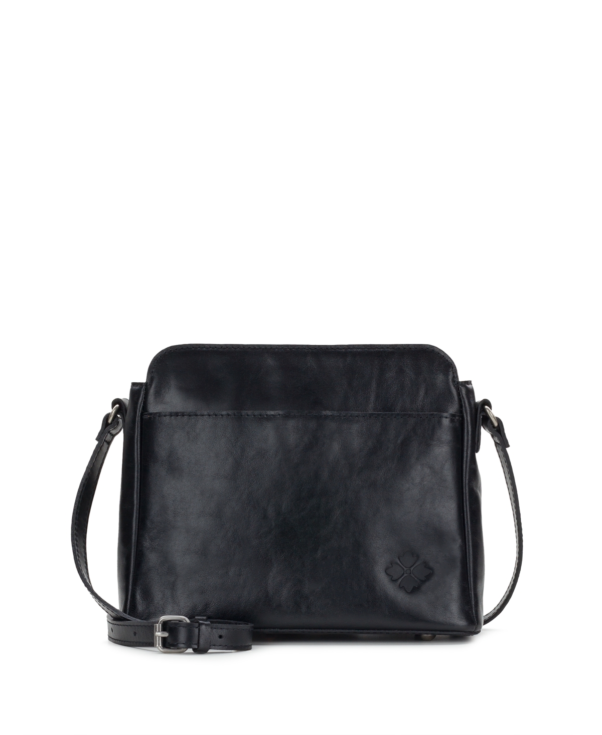 Patricia Nash Ithaca Small Leather Crossbody Bag - Black