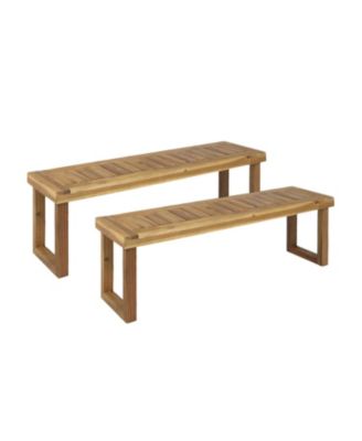 Streamdale Acacia Wood Outdoor Bench - 60 Inch