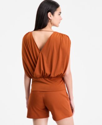 Women's Surplice V-Neck Top, Exclusively at Macy's