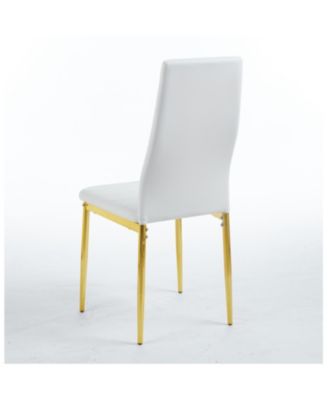 Chair Set of 4, Gold