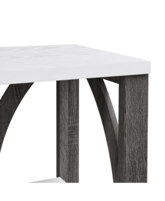 3-Tier Industrial Console Table, 70.9" Narrow Entry Table