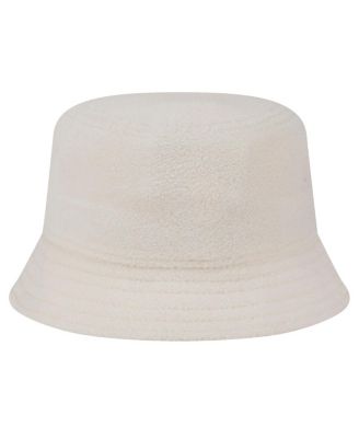 New Era Women's White Atlanta Braves Chrome Cozy Bucket Hat