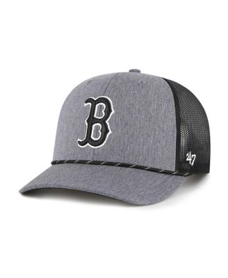 '47 Brand - Men's Charcoal Boston Red Sox Carbon Rope Trucker Adjustable Hat