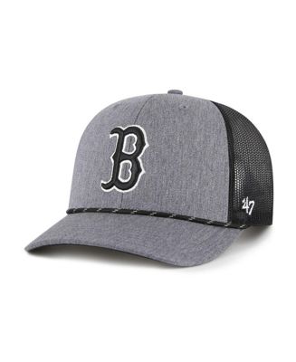 '47 Brand Men's Charcoal Boston Red Sox Carbon Rope Trucker Adjustable ...