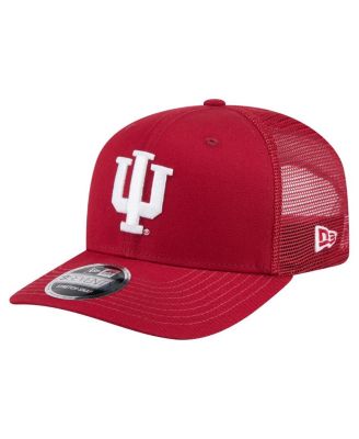 New Era - Men's Crimson Indiana Hoosiers Primary 9SEVENTY Trucker Stretch-Snap Hat