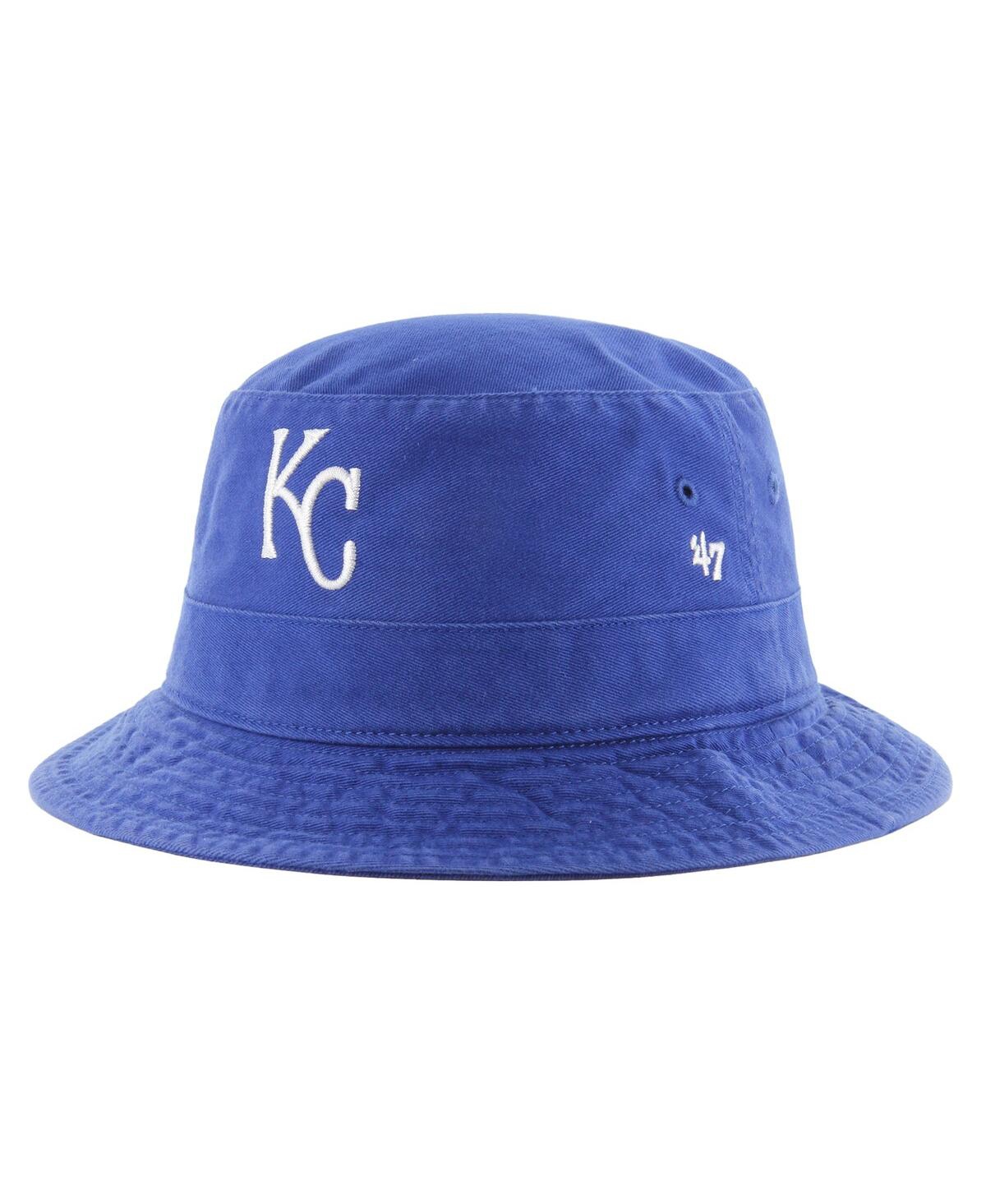 47 Brand Men's Royal Kansas City Royals Primary Logo Bucket Hat