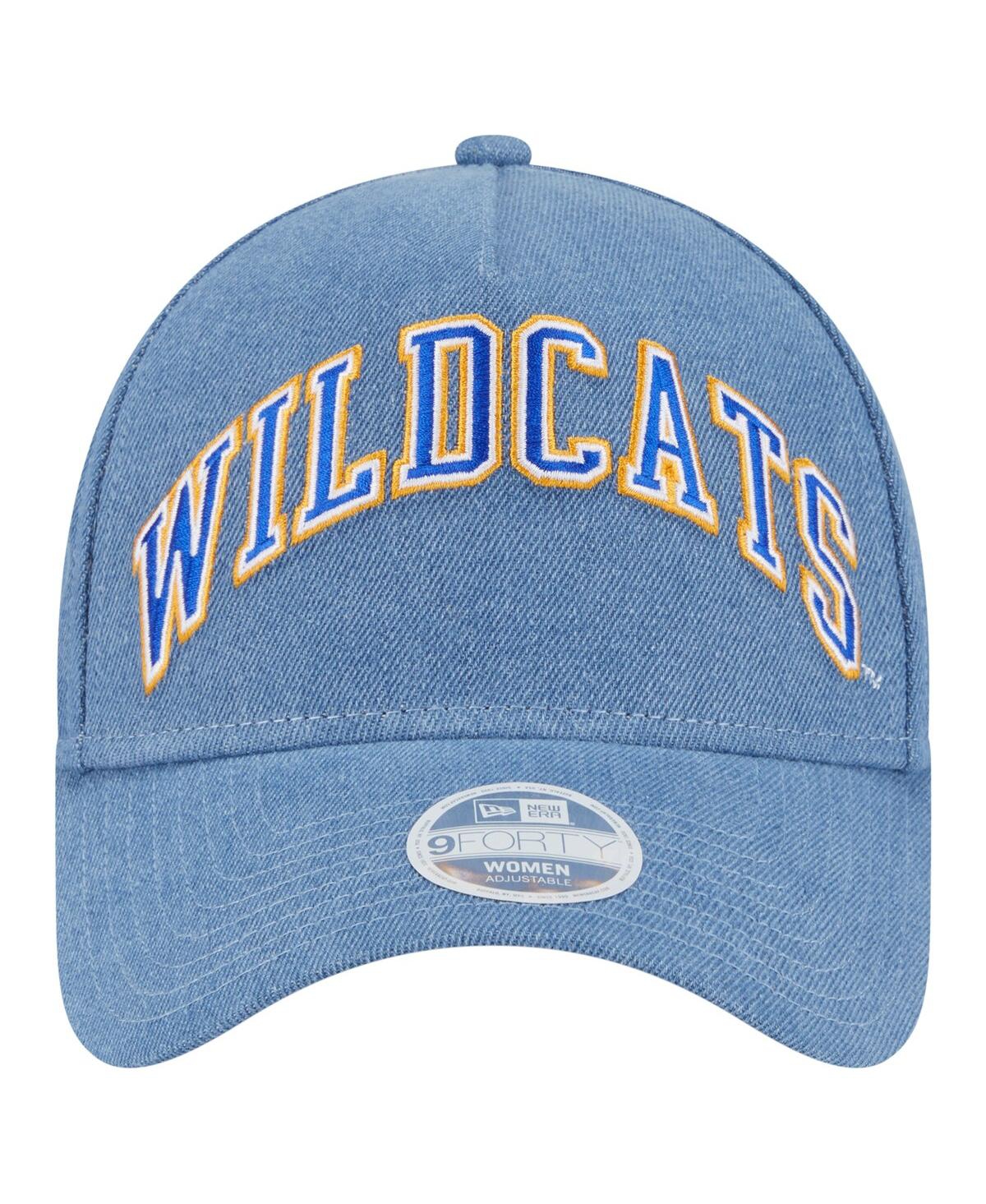 New Era Women's Denim Kentucky Wildcats A-frame 9forty Adjustable Hat