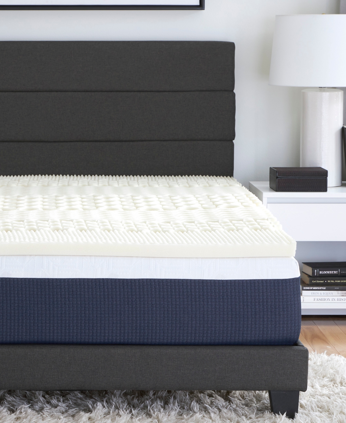Comfort Tech 1.5" 7-zone Memory Foam Mattress Topper, Twin