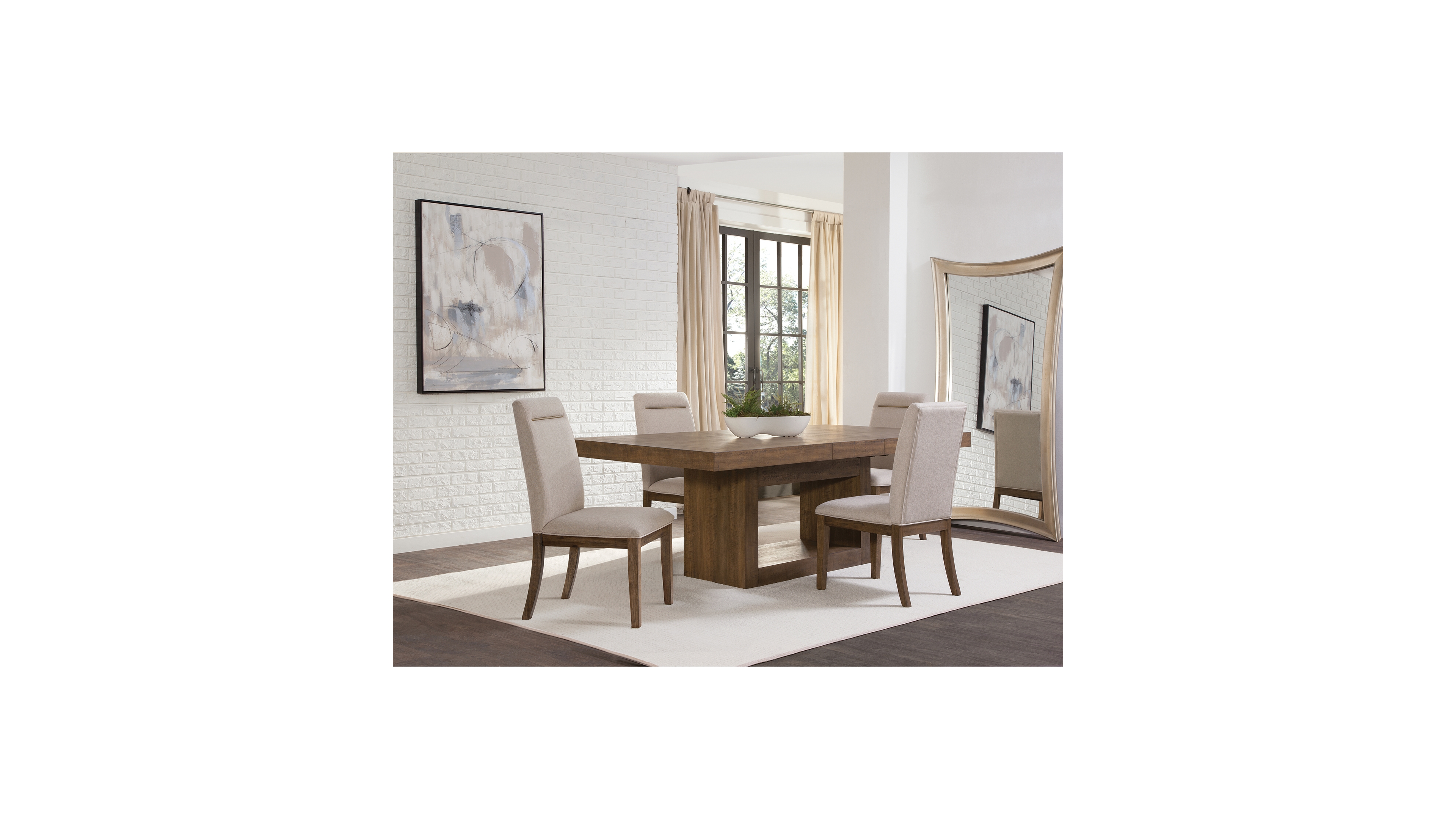 Baleigh 5-Pc. Dining Set (Table & 4 Side Chairs)