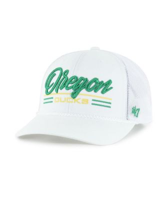 '47 Brand - Men's White Oregon Ducks Garner Rope Trucker Adjustable Hat