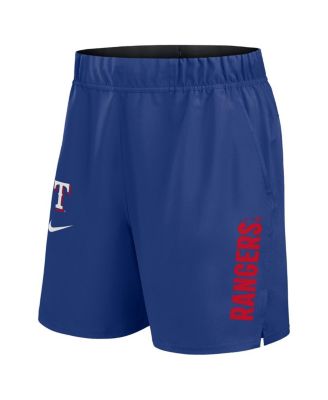 Men's Royal Texas Rangers Woven Victory Performance Shorts