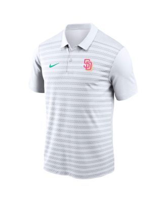Men's White San Diego Padres Authentic Collection City Connect Victory Performance Polo Shirt