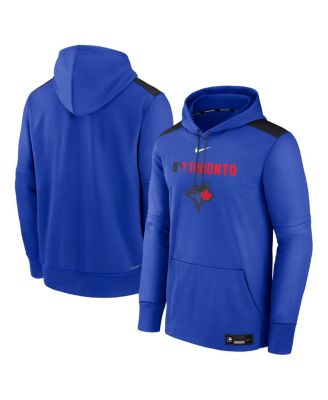 Nike - Men's Royal Toronto Blue Jays Authentic Collection City Connect Therma Pullover Hoodie