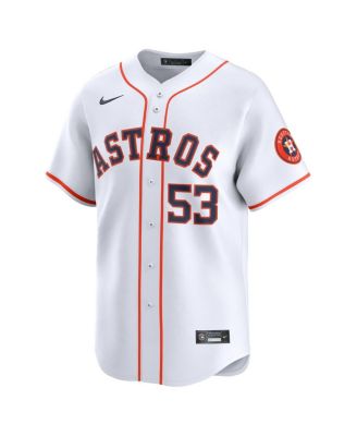Men's Cristian Javier White Houston Astros Home Limited Player Jersey