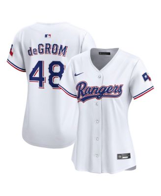 Nike - Women's Jacob deGrom White Texas Rangers Home Limited Jersey
