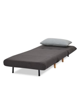 33" Polyester Susie Convertible Chair Bed, Created for Macy's