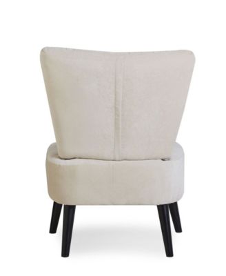 25.2" Polyester Cleo Accent Chair