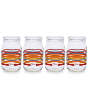 Of 4 Mason Jar Glasses