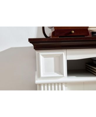 Streamdale Farmhouse Style Fireplace TV Stand for 70-inch TV Electric Fireplace TV Stand for Living Room or Bedroom Storage