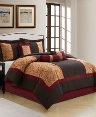 Sibyl Jacquard 7-Pc. Comforter Set, King