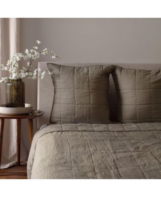 French Linen Quilted Set - Euro
