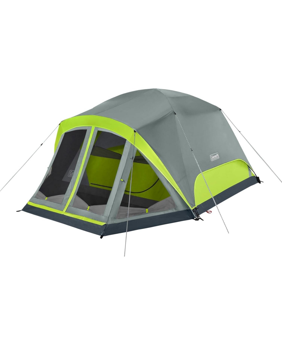 Skydome 4-Person Camping Tent With Screen Room - Rock grey