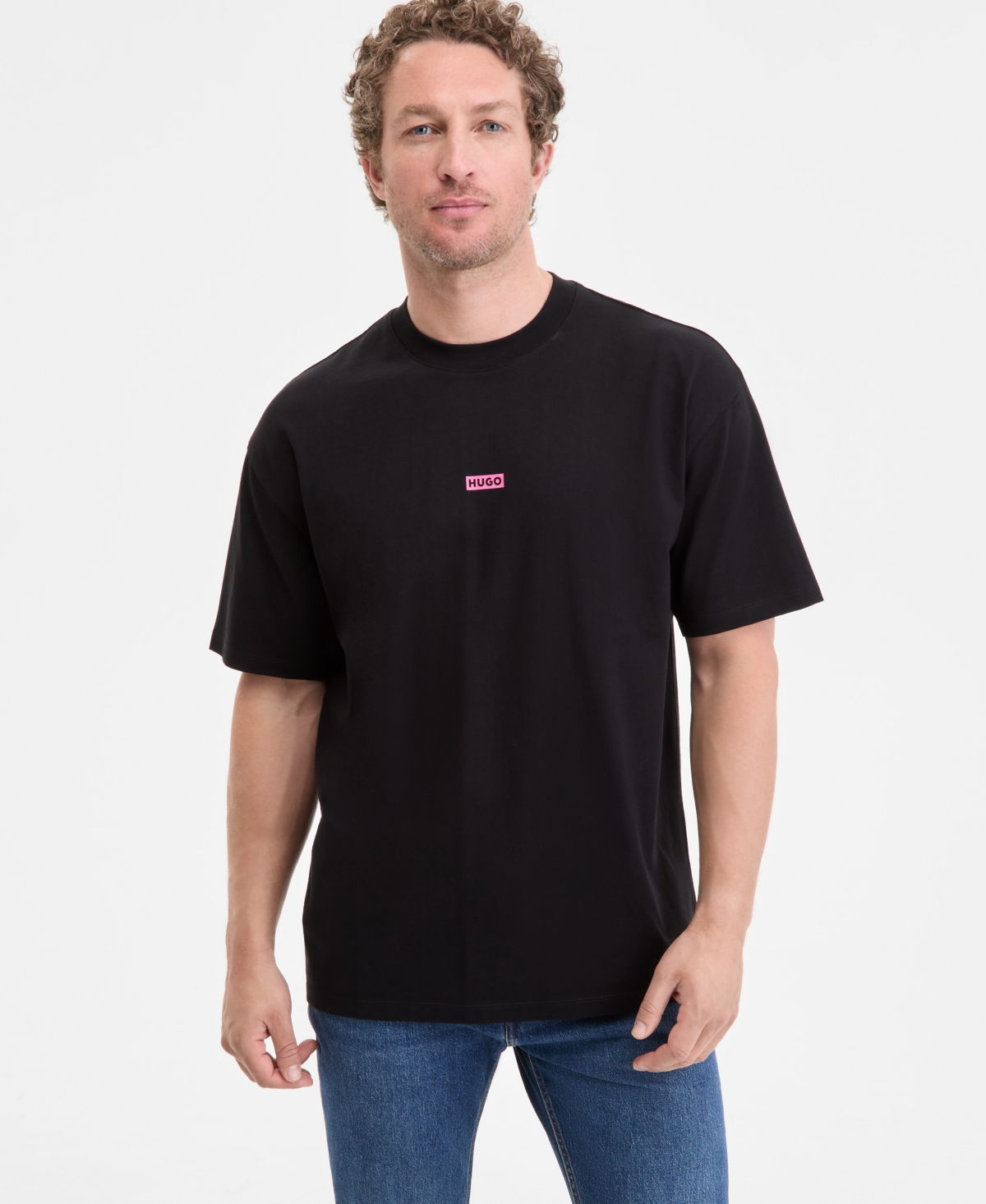 Hugo by Hugo Boss Men's Niley Logo T-Shirt - Black