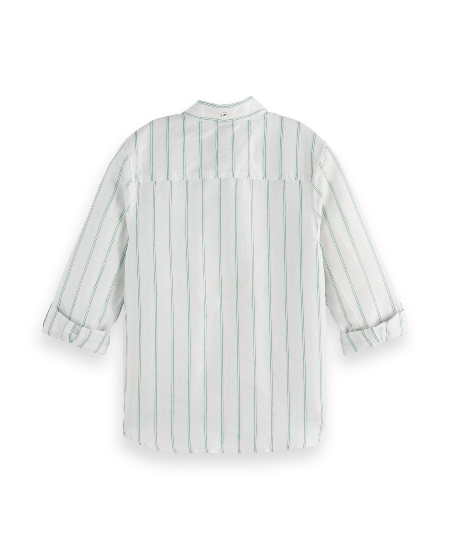 Рубашка SCOTCH & SODA Linen Blend Long Sleeved Shirt для мальчиков — фото 2