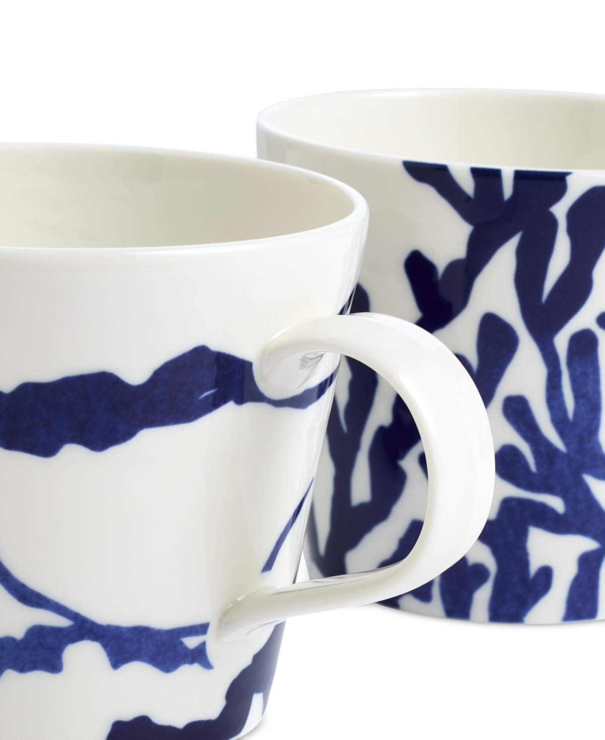 Royal Doulton Pacific Blue Porcelain Mugs Set Of Four