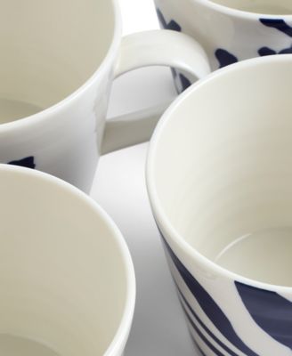 1815 Pacific Mixed-Pattern Mugs, Set of 4