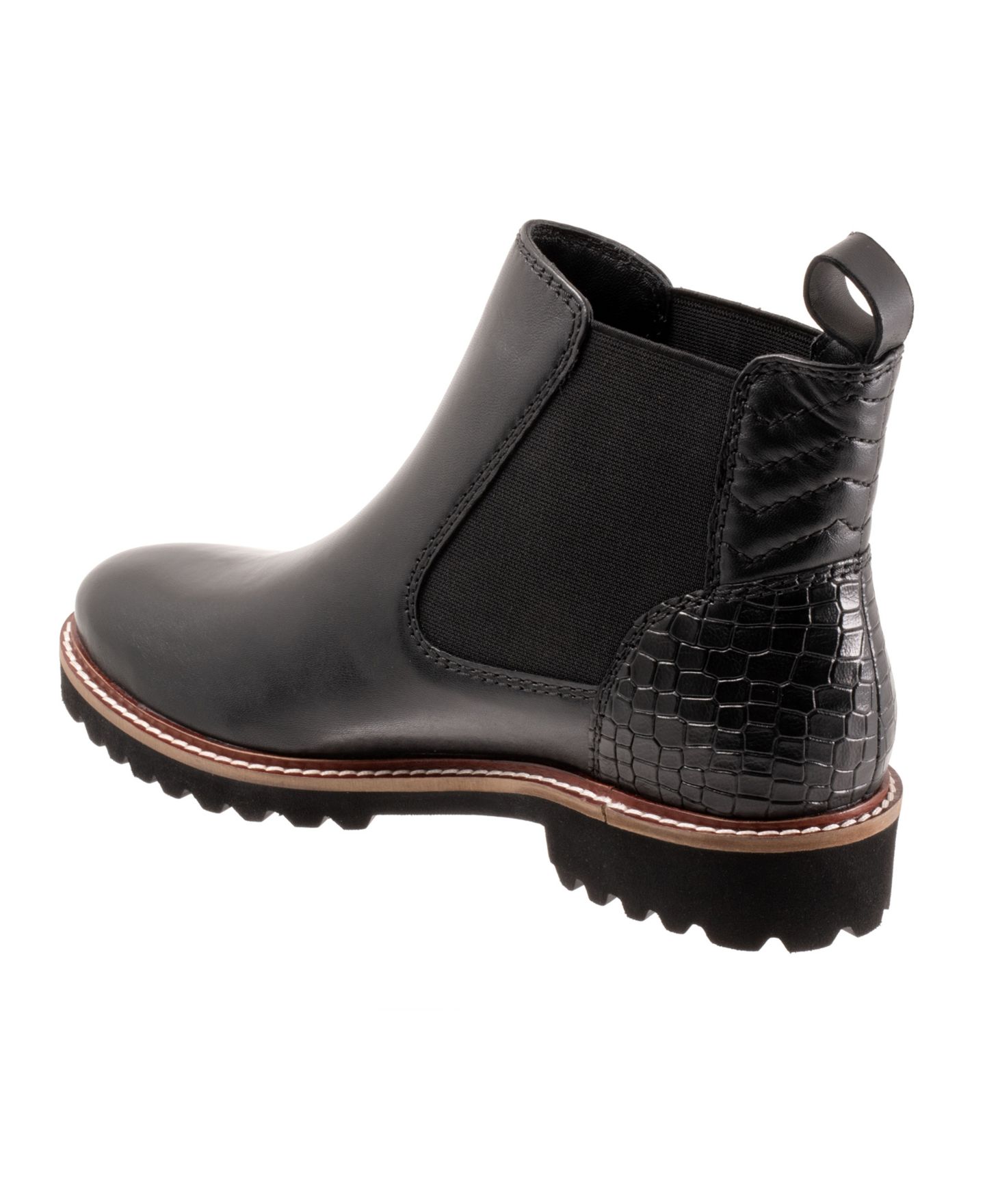 Женские ботинки SoftWalk Indy Boot, цвет: Чёрный — фото 3