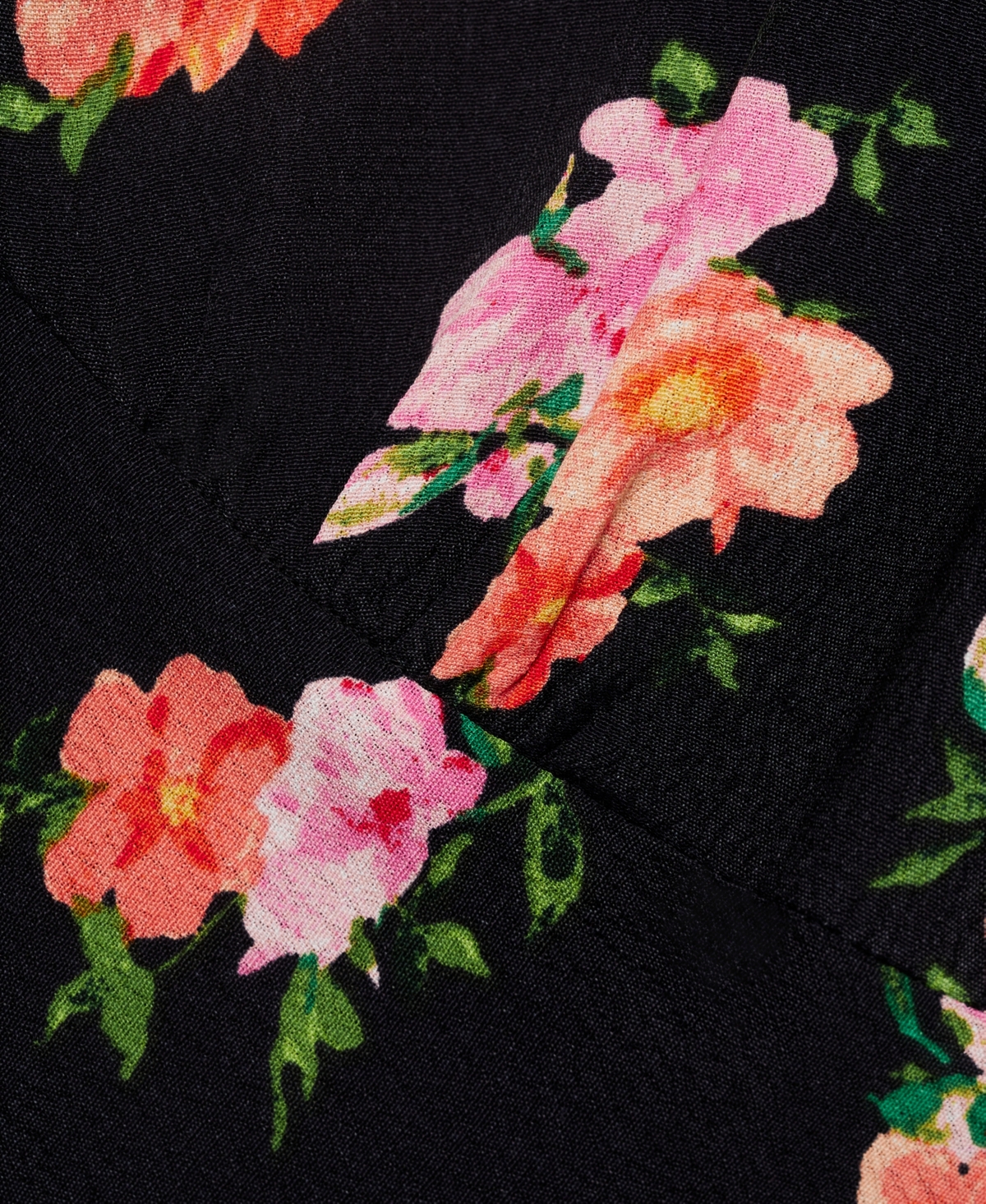 Mango Print Sleeveless Maxi Dress In Black