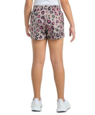 Big Girl Elastic Waistband Printed Woven Pacer Shorts