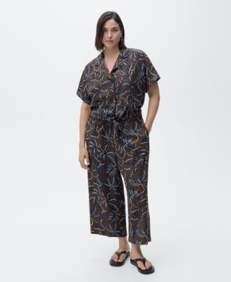 Women's Printed Culotte Pants