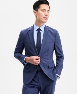 Men's Modern-Fit Plaid Suit Jacket