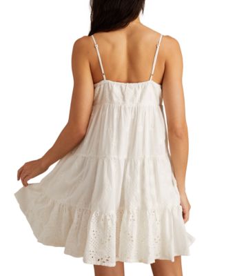 Women's Cotton Patchwork Mix Mini Dress