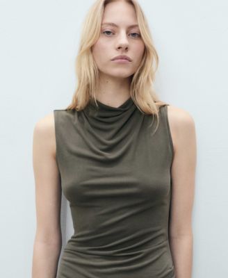 Women's Draped Modal Dress