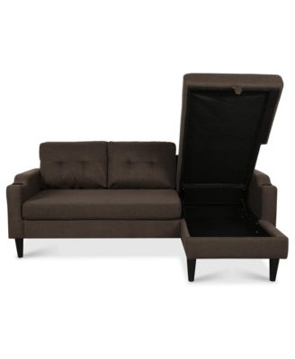 Set of 1 Spacious and Comfortable Modern Sofa with Built-In Storage and Adjustable Leg Rest